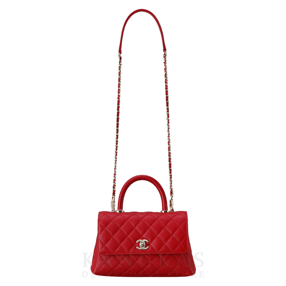 CHANEL(USED)샤넬 A92990 캐비어 코코핸들