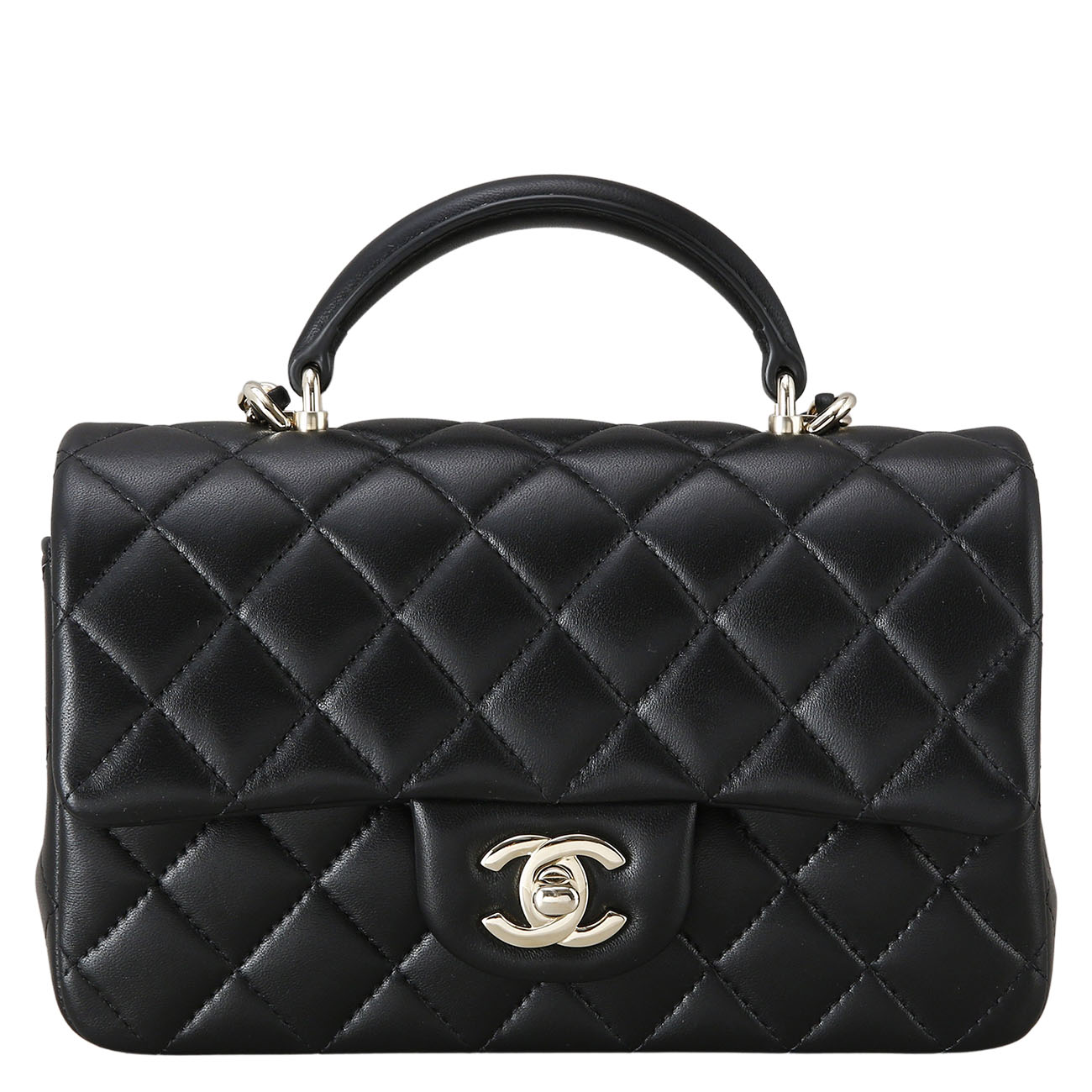 CHANEL(USED)샤넬 클래식 뉴미니 탑핸들