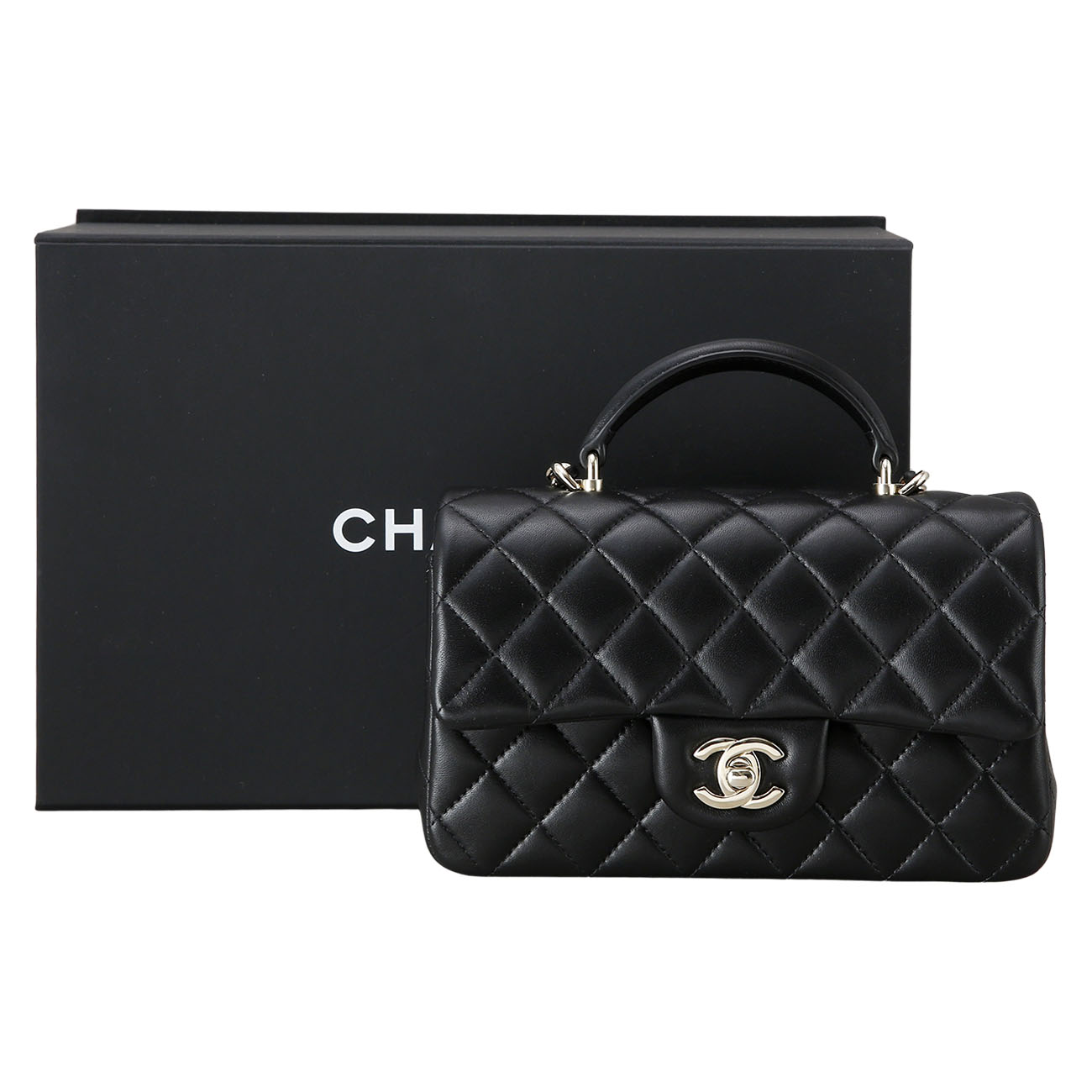 CHANEL(USED)샤넬 클래식 뉴미니 탑핸들