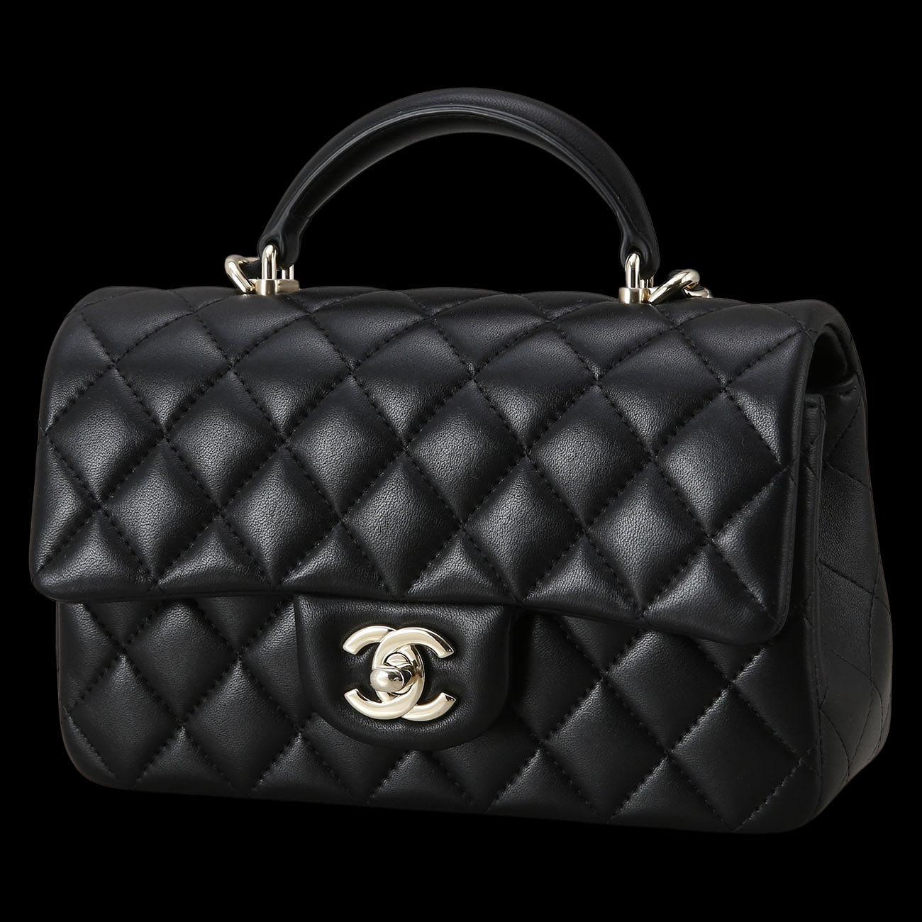 CHANEL(USED)샤넬 클래식 뉴미니 탑핸들