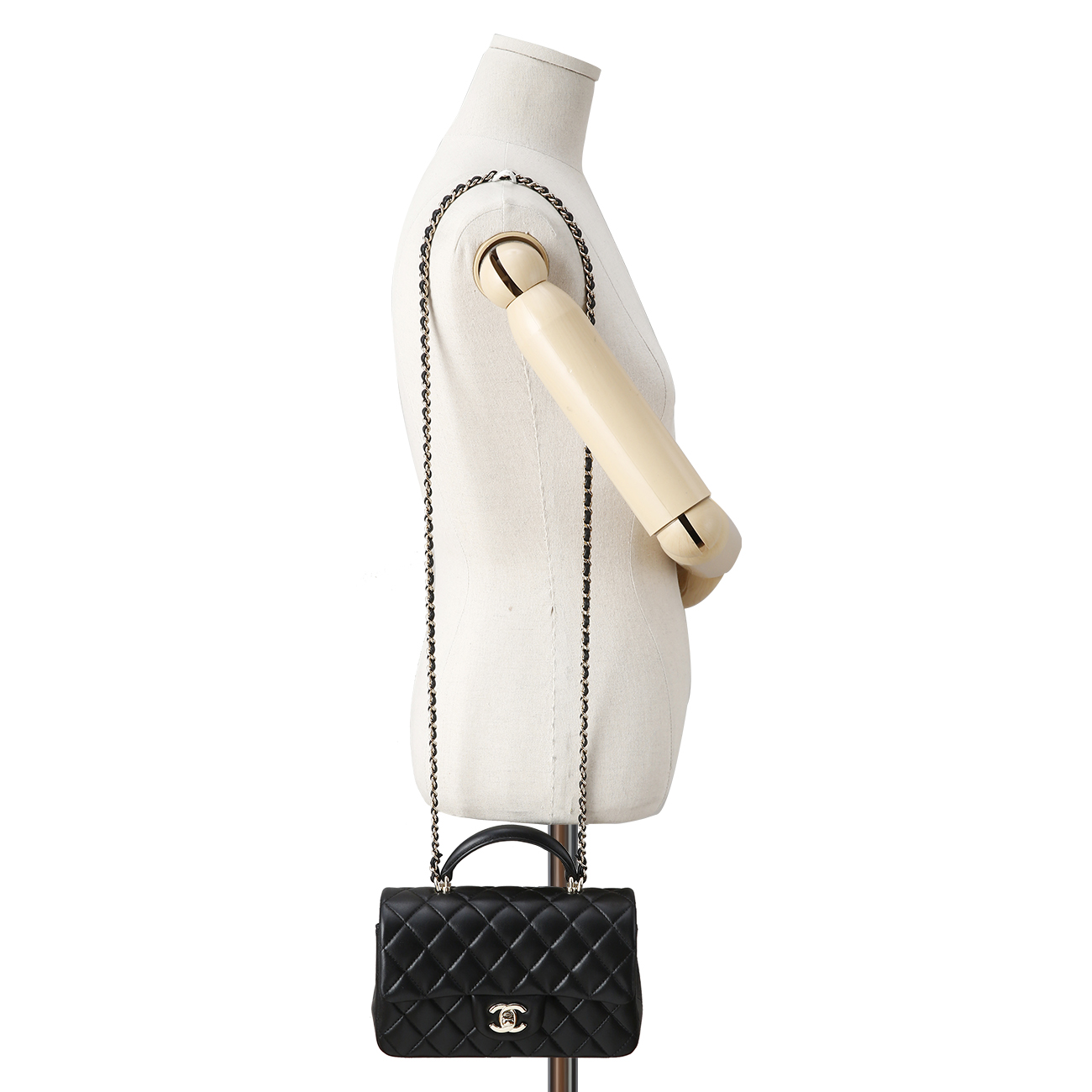 CHANEL(USED)샤넬 클래식 뉴미니 탑핸들