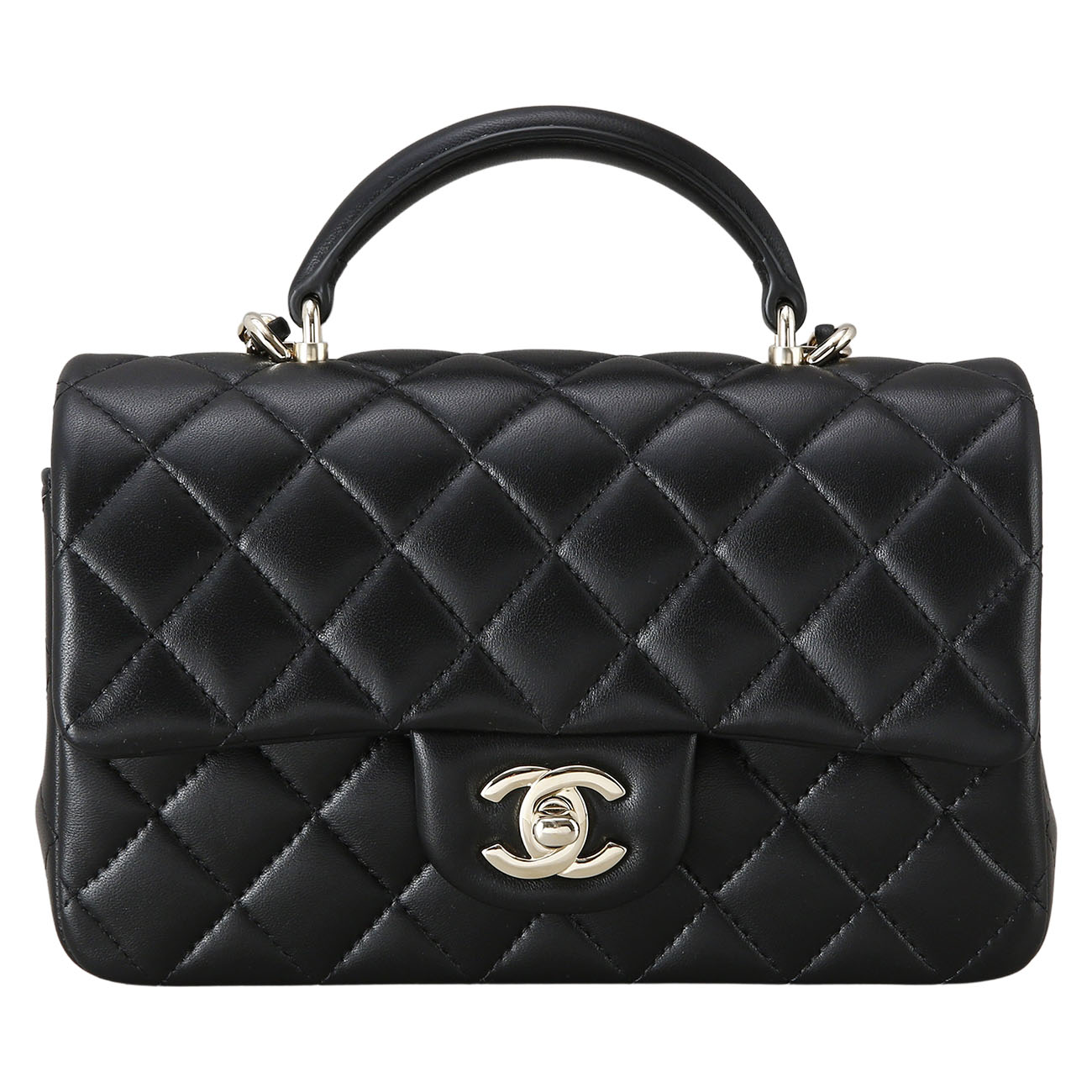 CHANEL(USED)샤넬 클래식 뉴미니 탑핸들