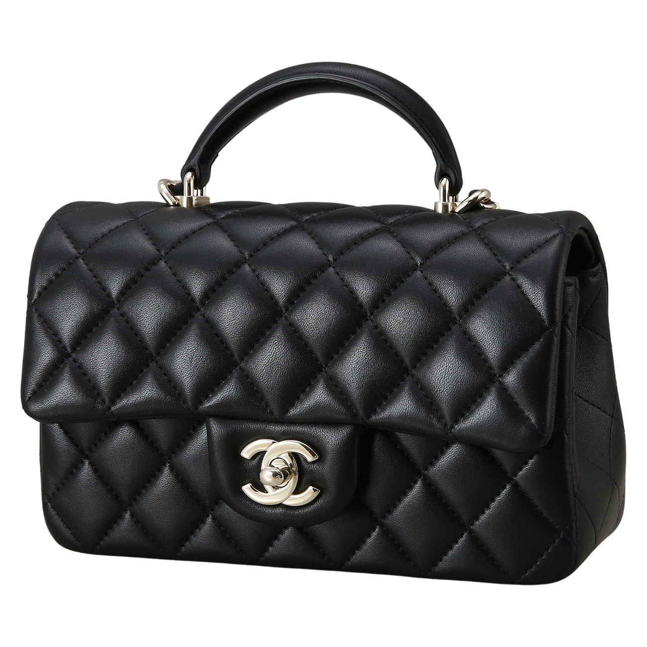 CHANEL(USED)샤넬 클래식 뉴미니 탑핸들