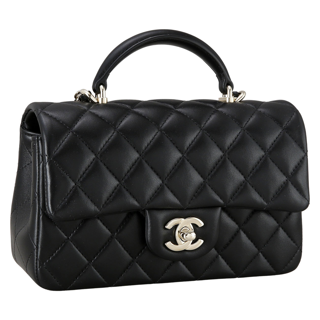 CHANEL(USED)샤넬 클래식 뉴미니 탑핸들