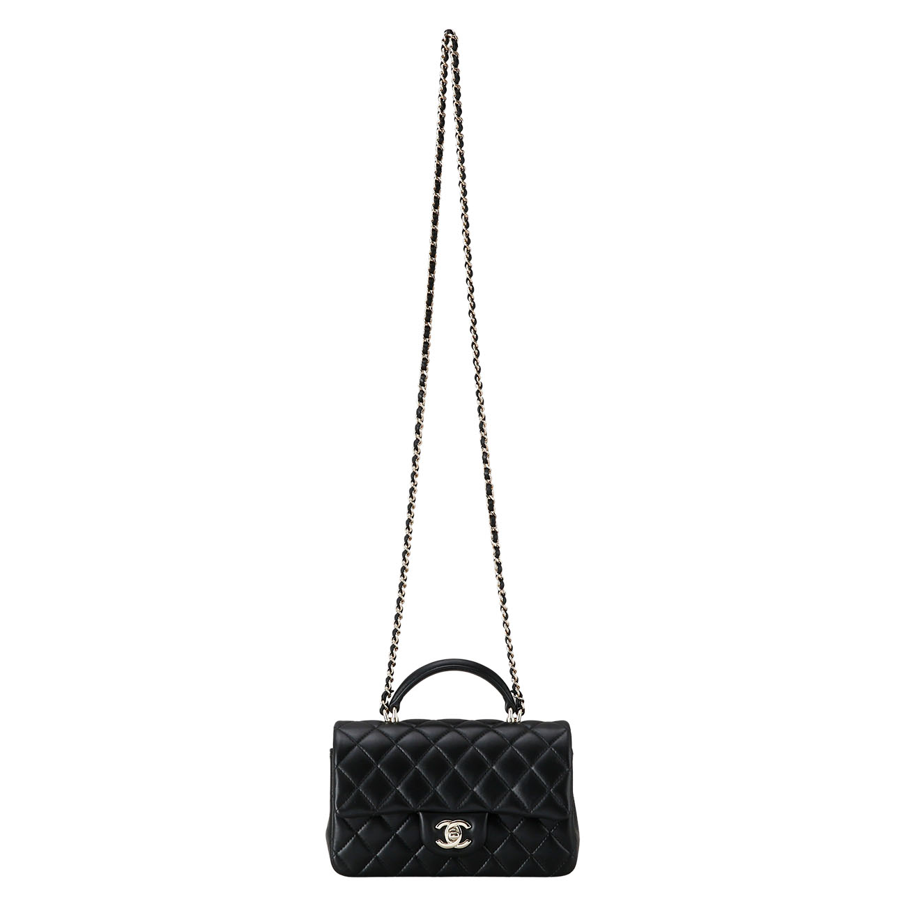 CHANEL(USED)샤넬 클래식 뉴미니 탑핸들