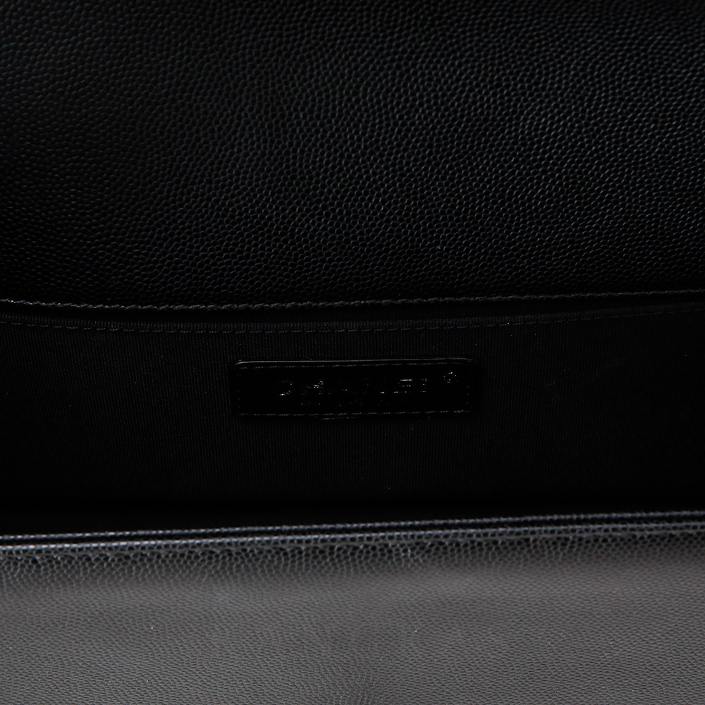 CHANEL(USED)샤넬 캐비어 보이샤넬 미듐