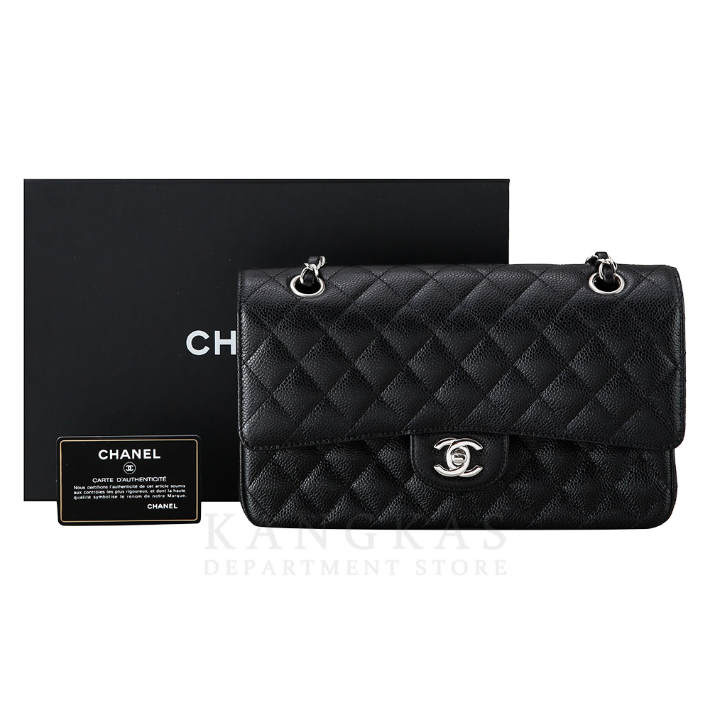 CHANEL(USED)샤넬 클래식 캐비어 미듐