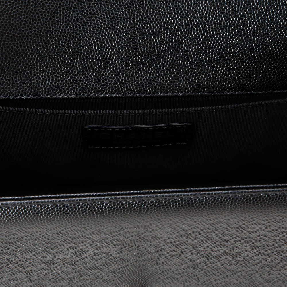 CHANEL(USED)샤넬 캐비어 보이샤넬 미듐