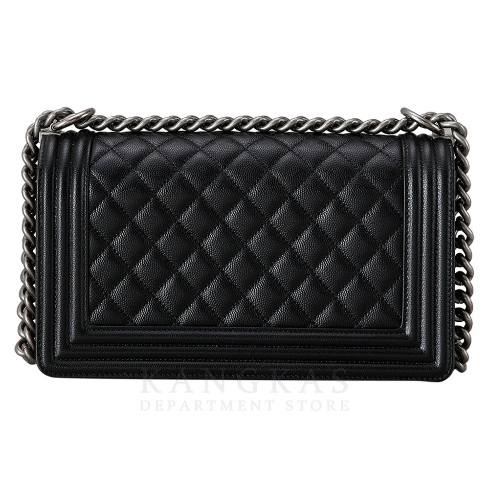 CHANEL(USED)샤넬 캐비어 보이샤넬 미듐