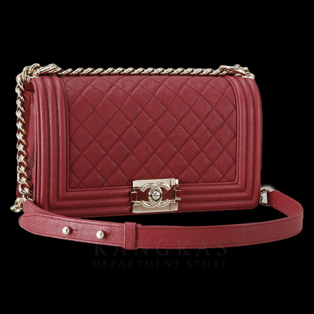 CHANEL(USED)샤넬 보이샤넬 캐비어 미듐