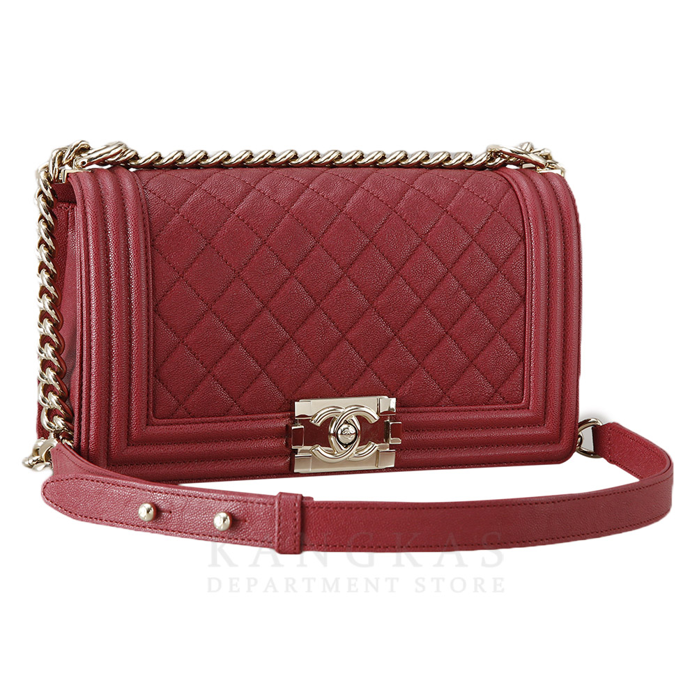 CHANEL(USED)샤넬 보이샤넬 캐비어 미듐