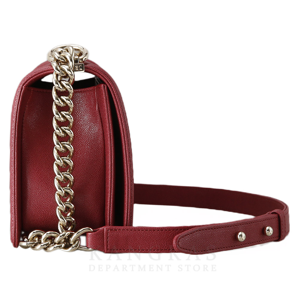 CHANEL(USED)샤넬 보이샤넬 캐비어 미듐