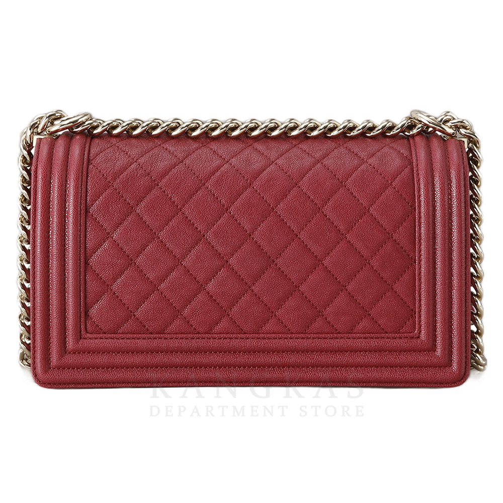 CHANEL(USED)샤넬 보이샤넬 캐비어 미듐