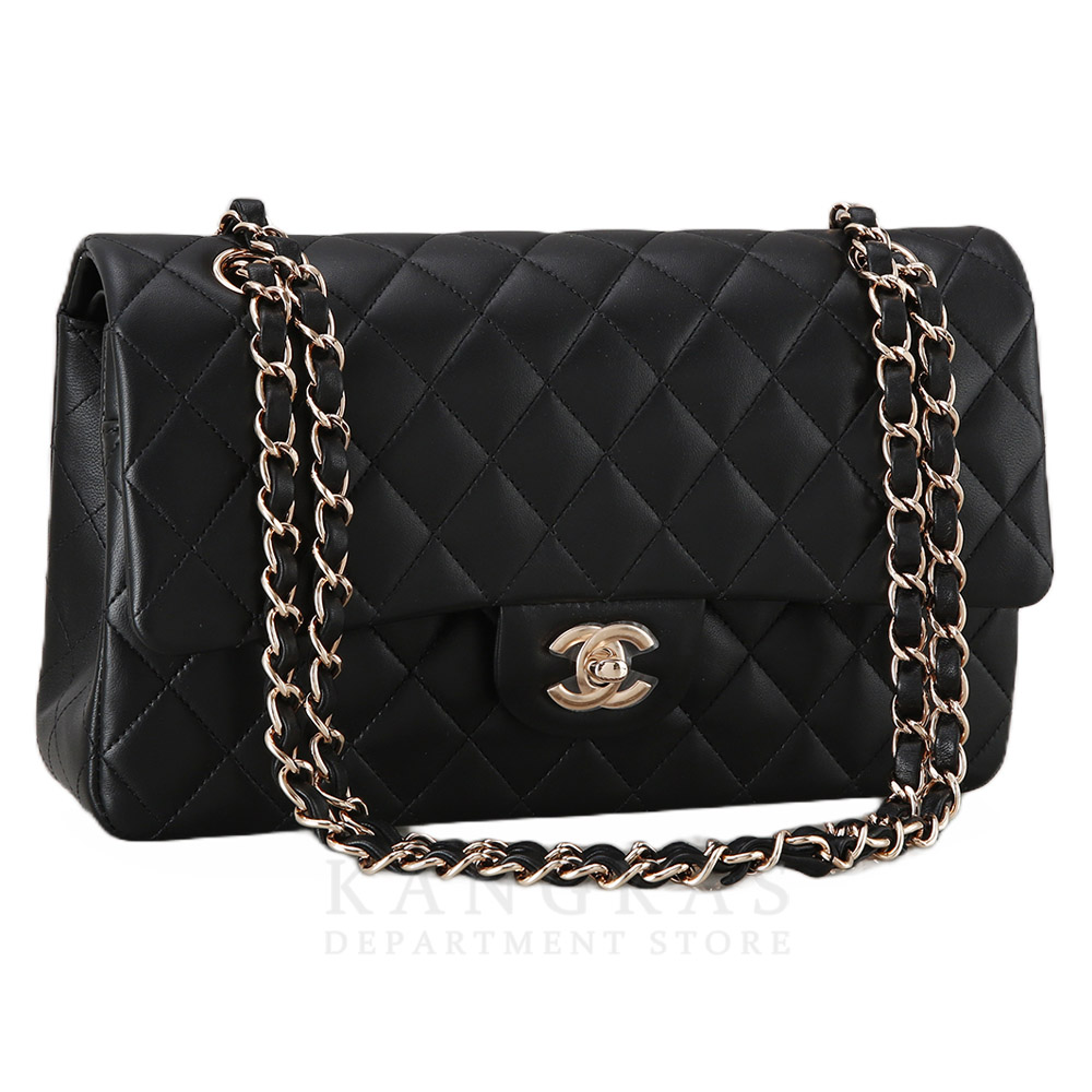 CHANEL(USED)샤넬 클래식 램스킨 미듐 플랩백