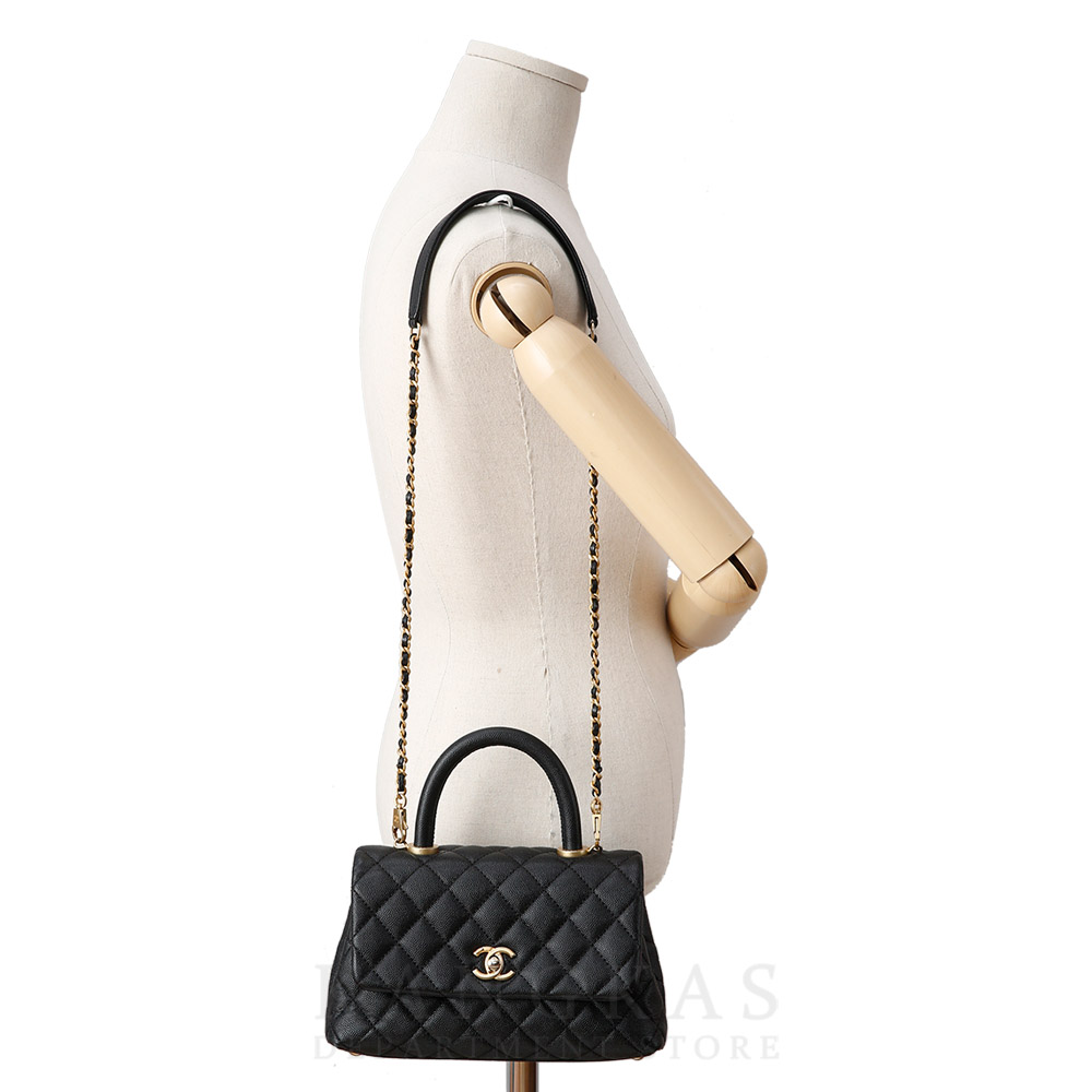 CHANEL(USED)샤넬 캐비어 코코핸들 스몰