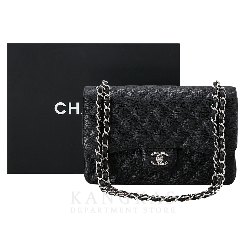 CHANEL(USED)샤넬 캐비어 클래식 점보 플랩백