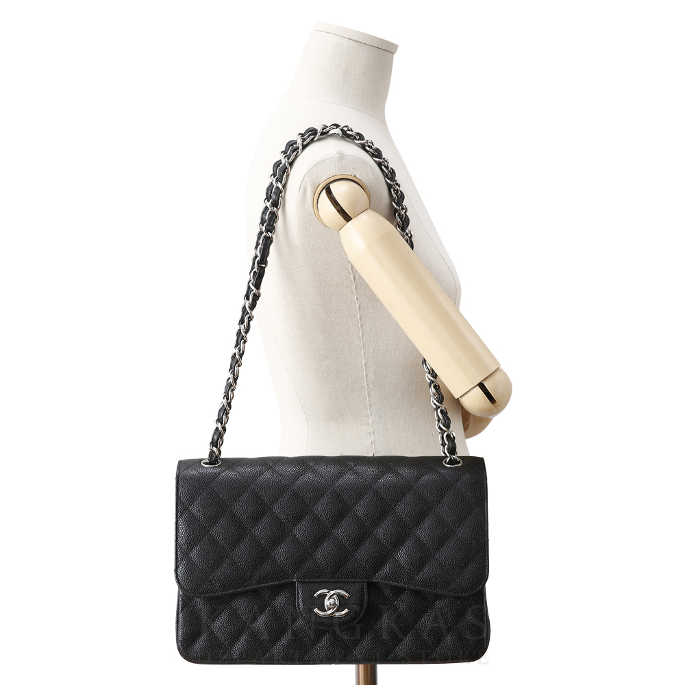 CHANEL(USED)샤넬 캐비어 클래식 점보 플랩백