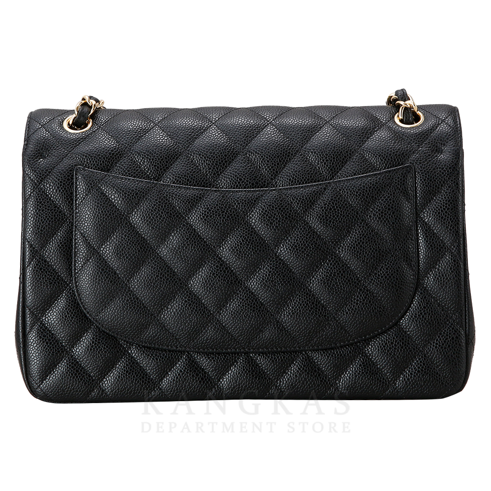 CHANEL(USED)샤넬 클래식 캐비어 점보 금장