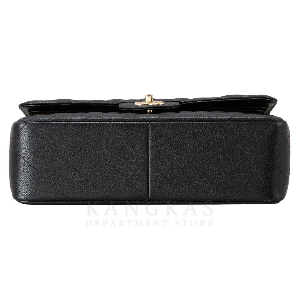CHANEL(USED)샤넬 클래식 캐비어 점보 금장