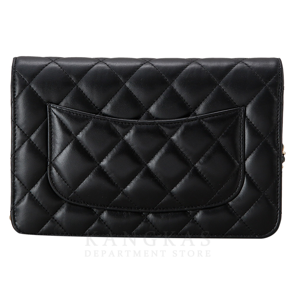 CHANEL(USED)샤넬 시즌 램스킨 리본 체인 스트랩 WOC