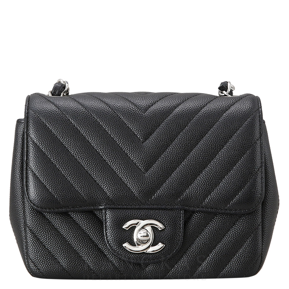 CHANEL(USED)샤넬 캐비어 쉐브론 쁘띠삭