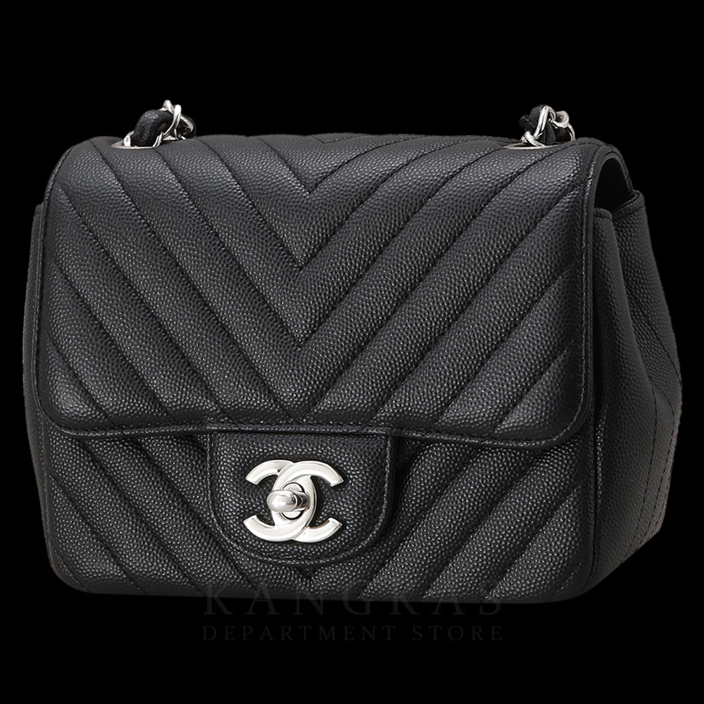 CHANEL(USED)K샤넬 캐비어 쉐브론 쁘띠삭