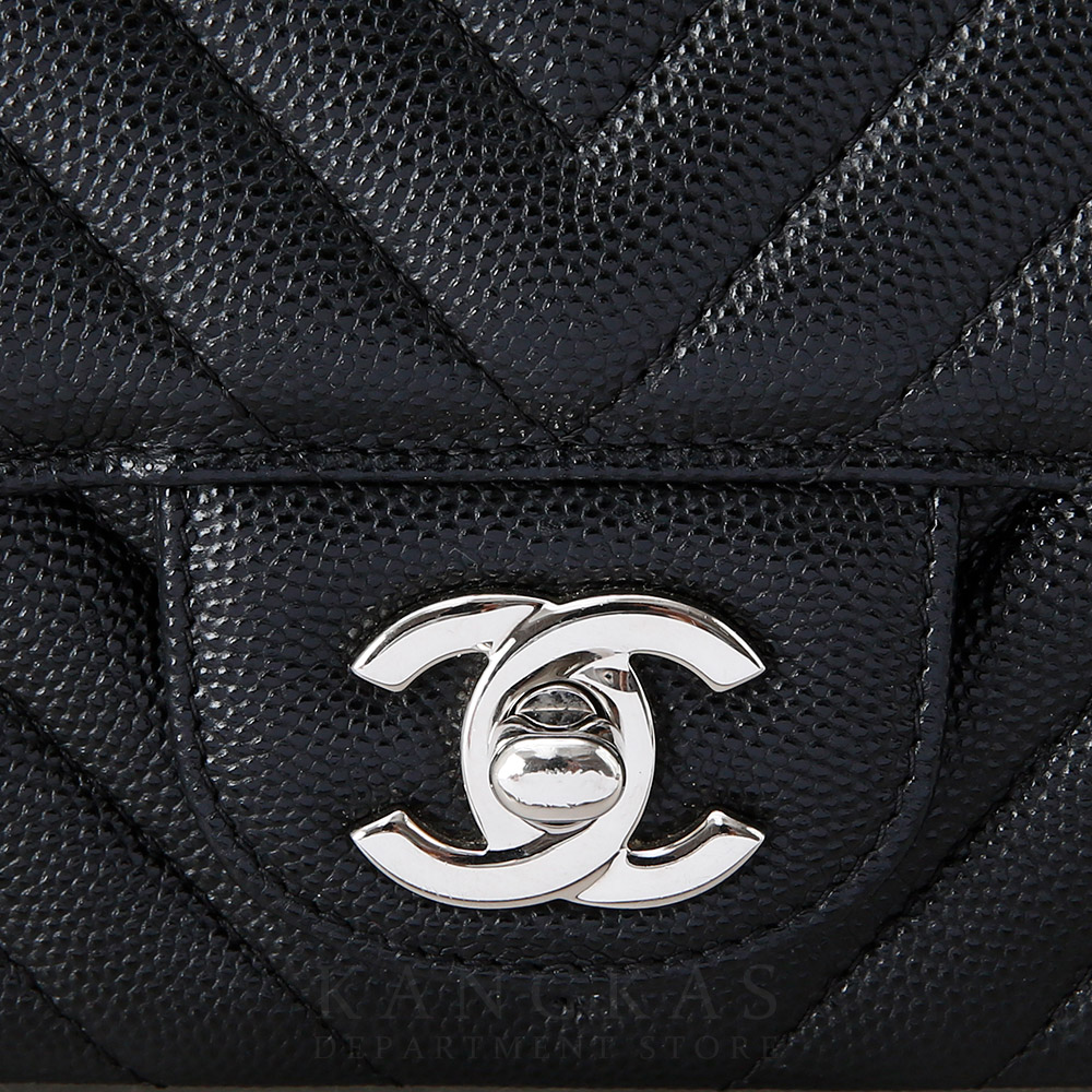 CHANEL(USED)K샤넬 캐비어 쉐브론 쁘띠삭