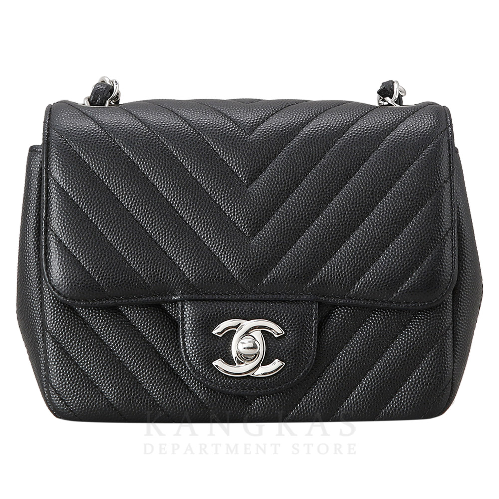 CHANEL(USED)K샤넬 캐비어 쉐브론 쁘띠삭