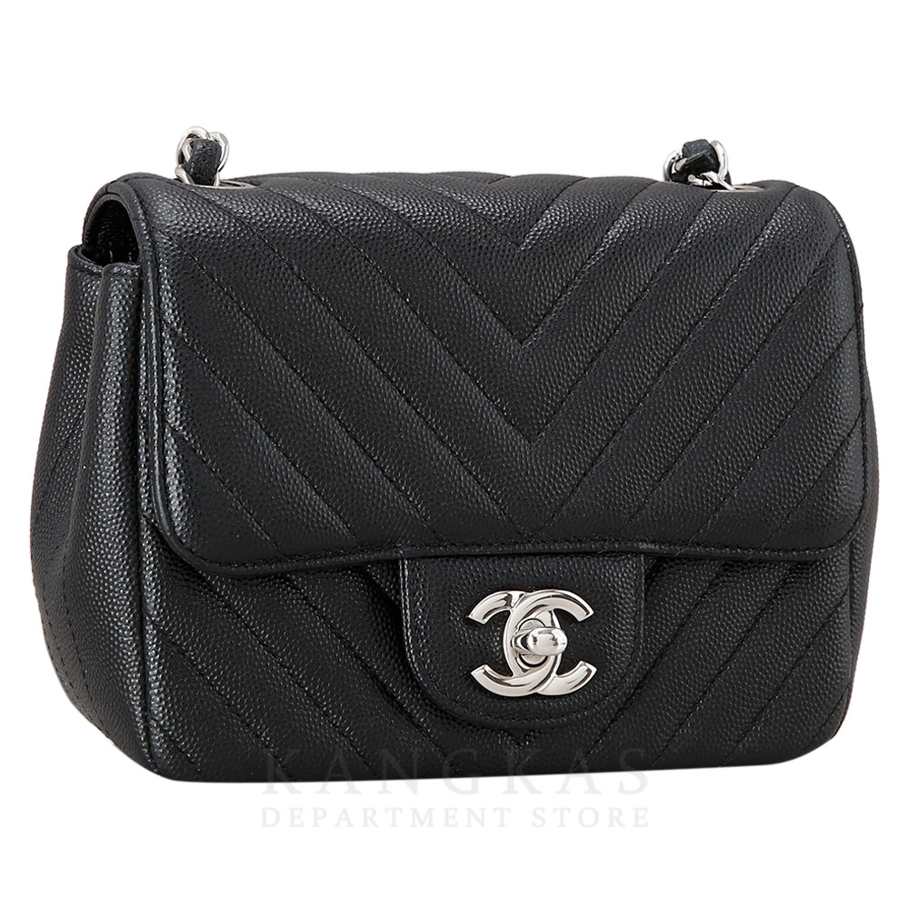 CHANEL(USED)K샤넬 캐비어 쉐브론 쁘띠삭