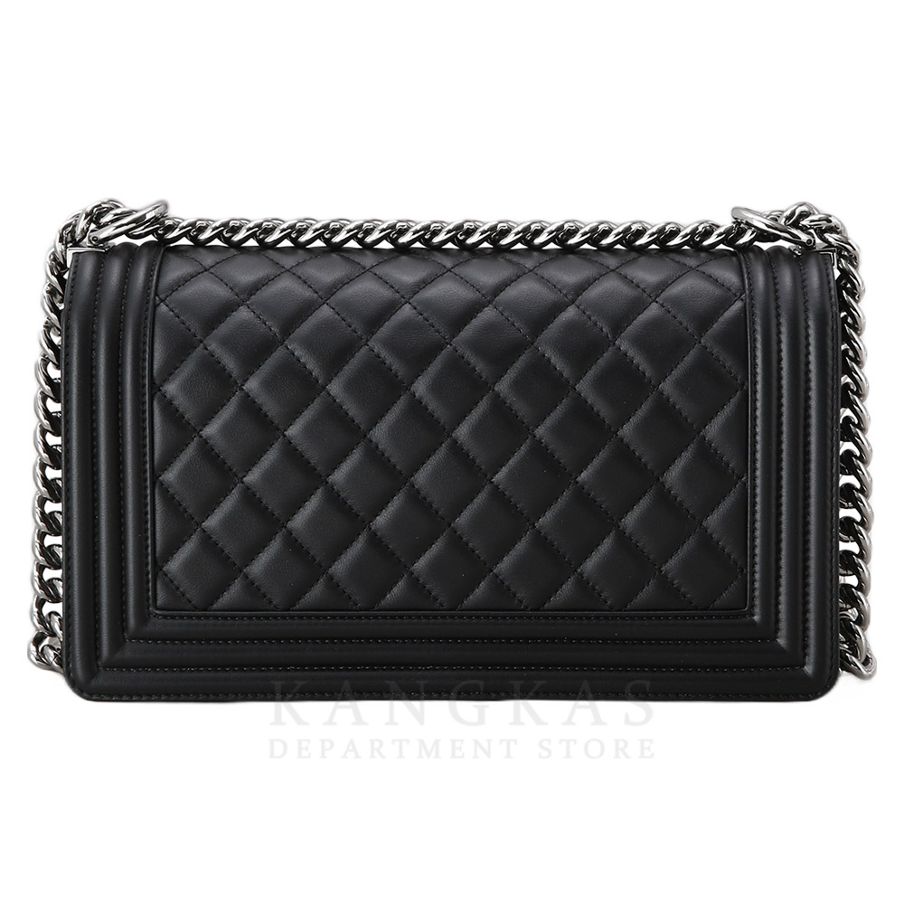 CHANEL(USED)샤넬 A67086 램스킨 보이샤넬 미듐 플랩백