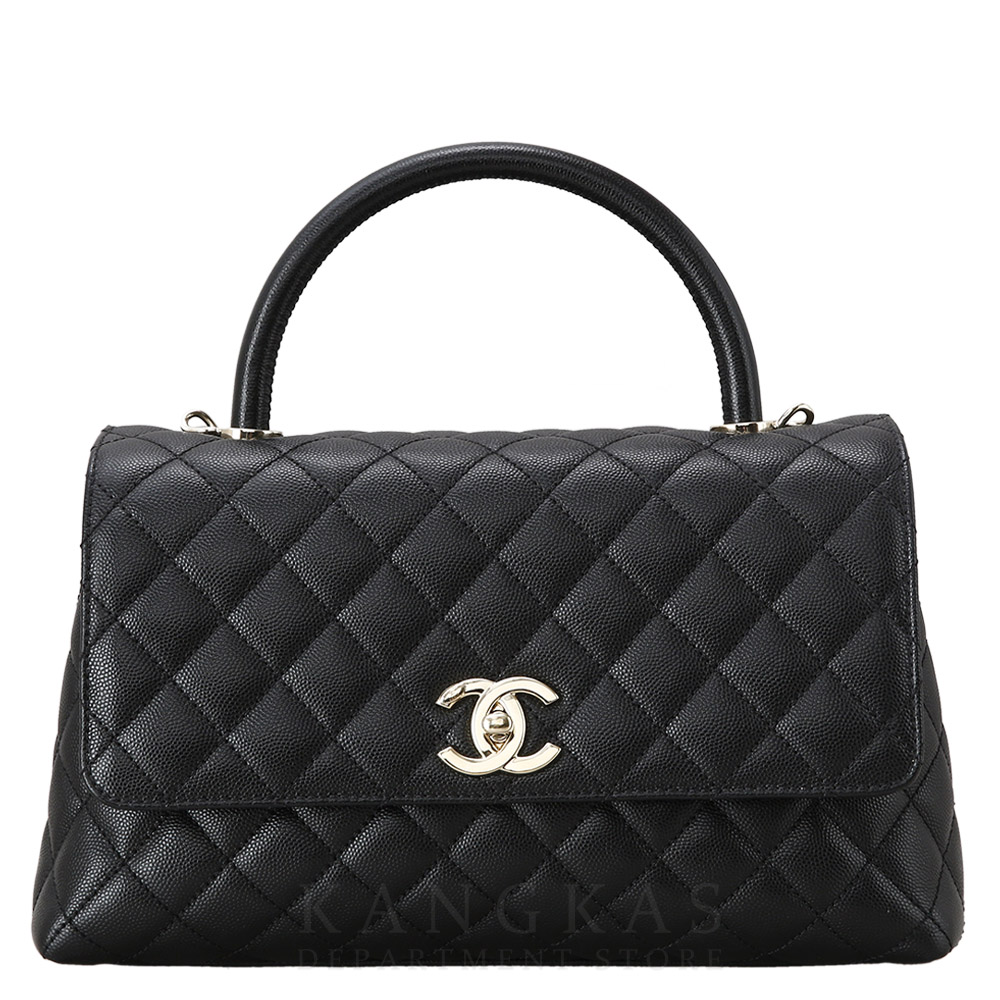 CHANEL(USED)샤넬 캐비어 코코핸들 미듐