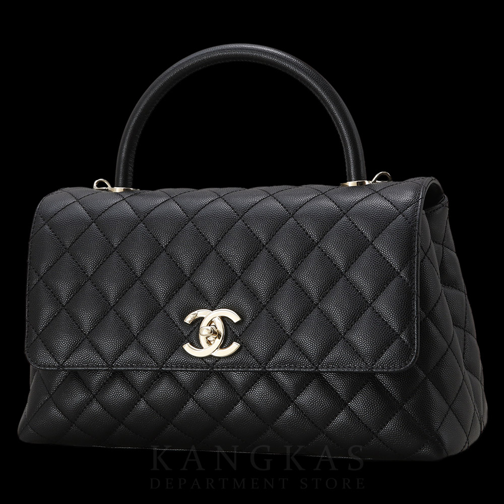 CHANEL(USED)샤넬 캐비어 코코핸들 미듐