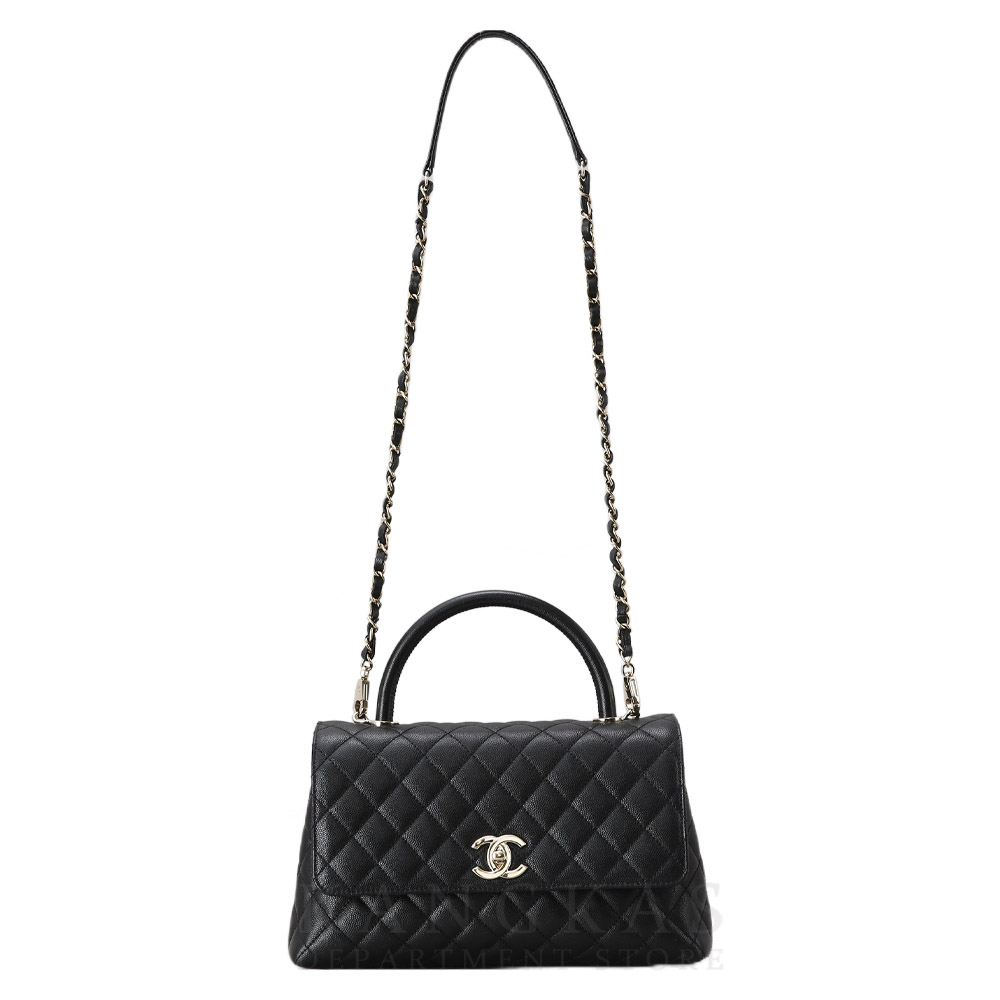 CHANEL(USED)샤넬 캐비어 코코핸들 미듐