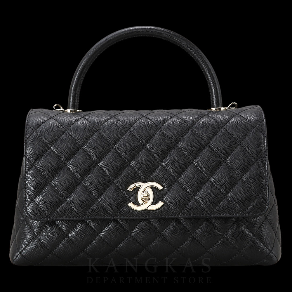 CHANEL(USED)샤넬 캐비어 코코핸들 미듐