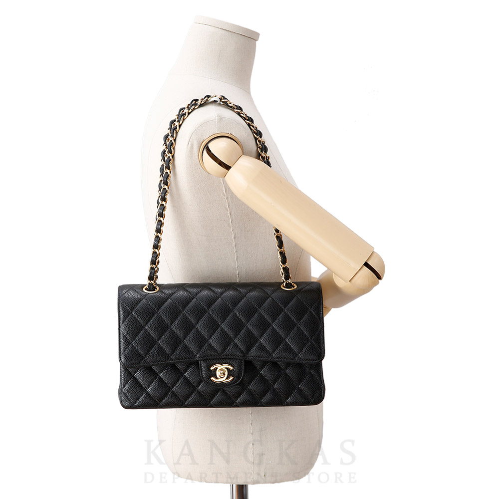 CHANEL(USED)샤넬 캐비어 클래식 미듐 플랩백