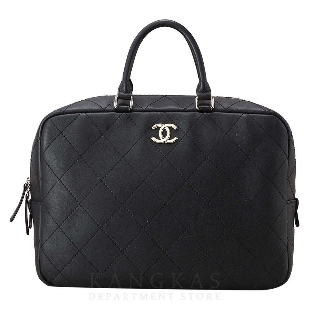 CHANEL(USED)샤넬 시즌 레더 아웃스티치 백