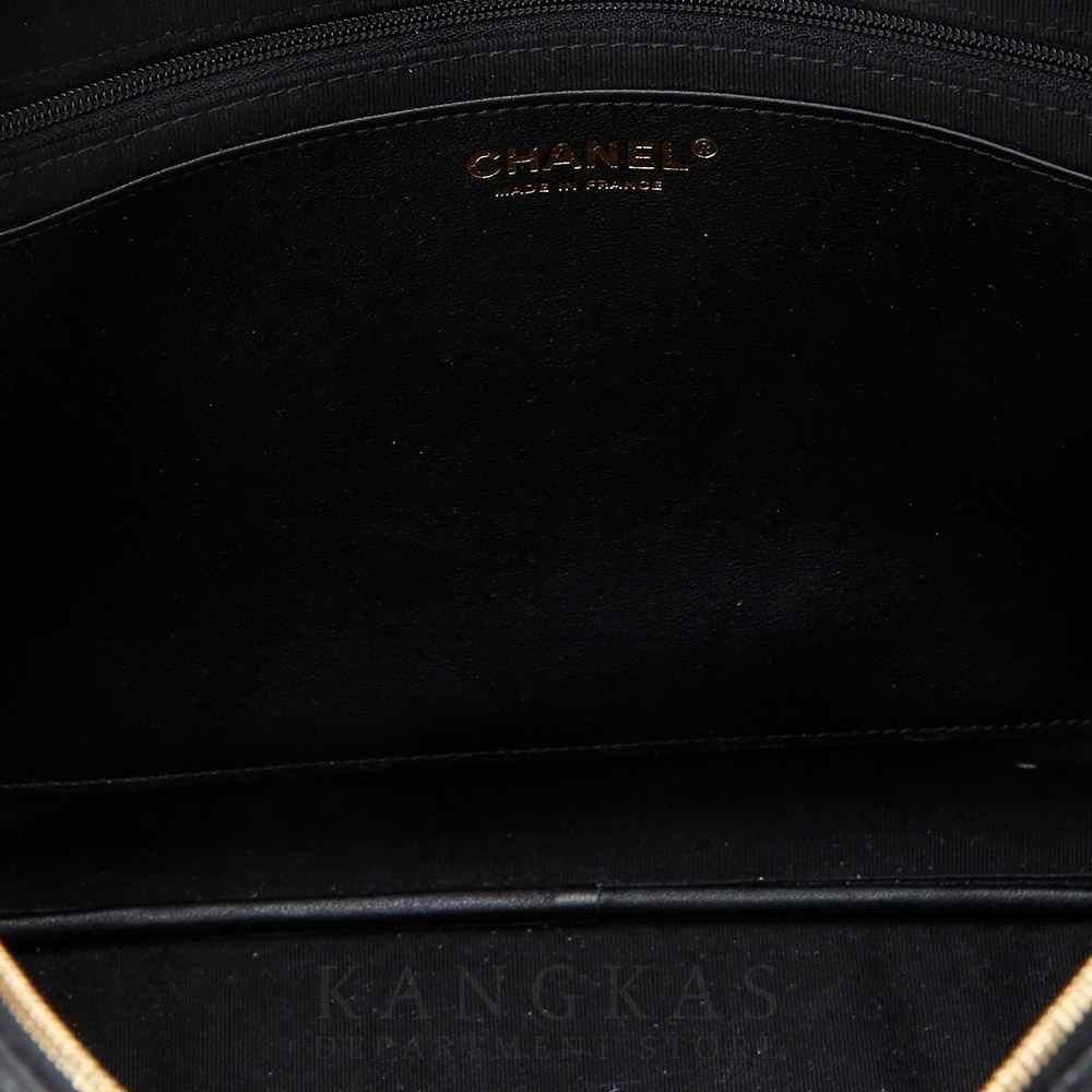 CHANEL(USED)샤넬 시즌 레더 아웃스티치 백