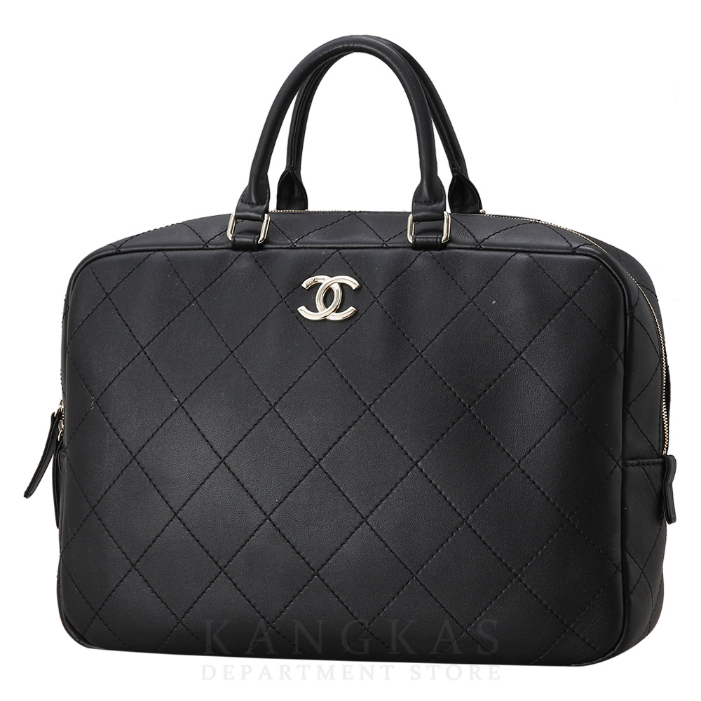CHANEL(USED)샤넬 시즌 레더 아웃스티치 백