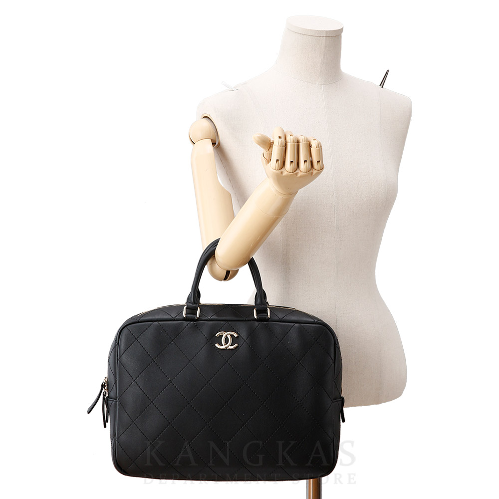 CHANEL(USED)샤넬 시즌 레더 아웃스티치 백