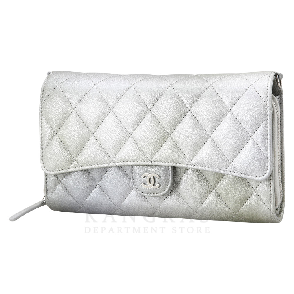 CHANEL(USED)샤넬 AP1744 클래식 캐비어 폰홀더 투웨이 WOC