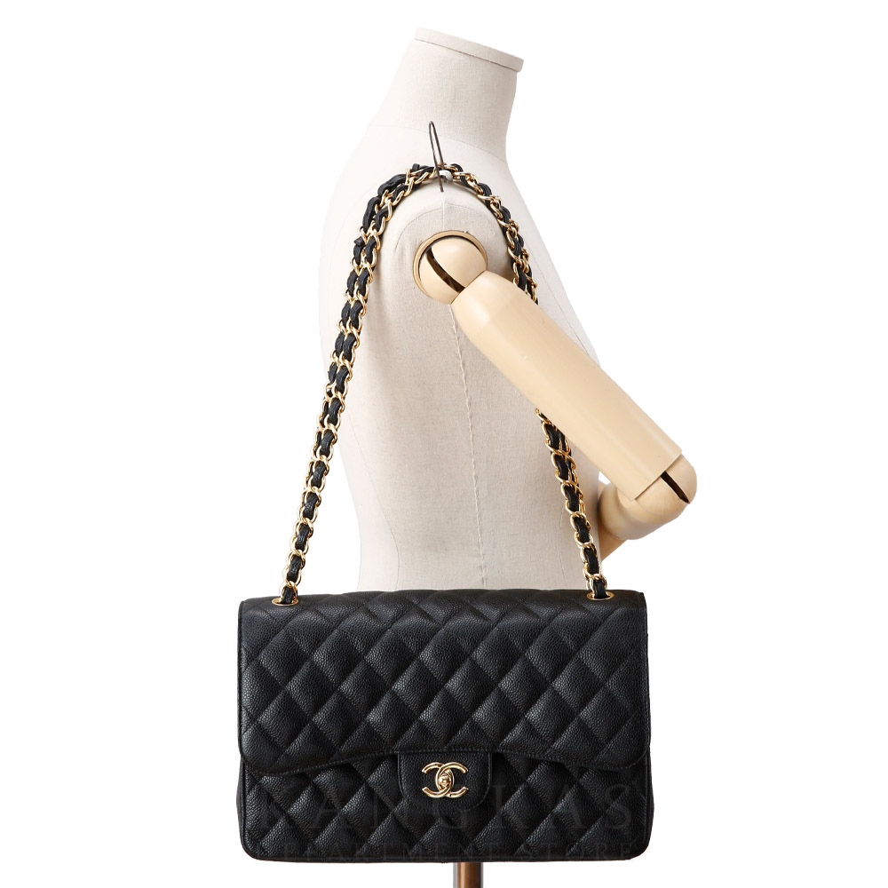 CHANEL(USED)샤넬 캐비어 클래식 점보 플랩백