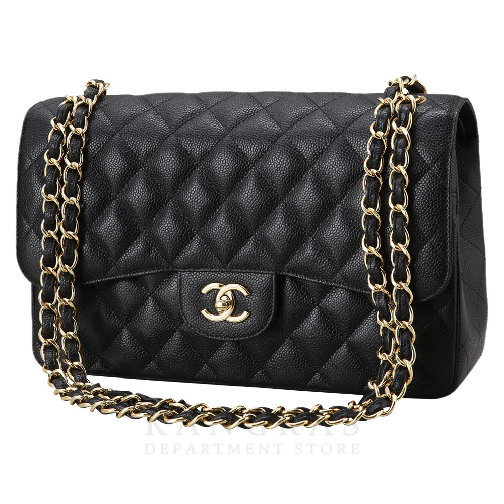 CHANEL(USED)샤넬 캐비어 클래식 점보 플랩백