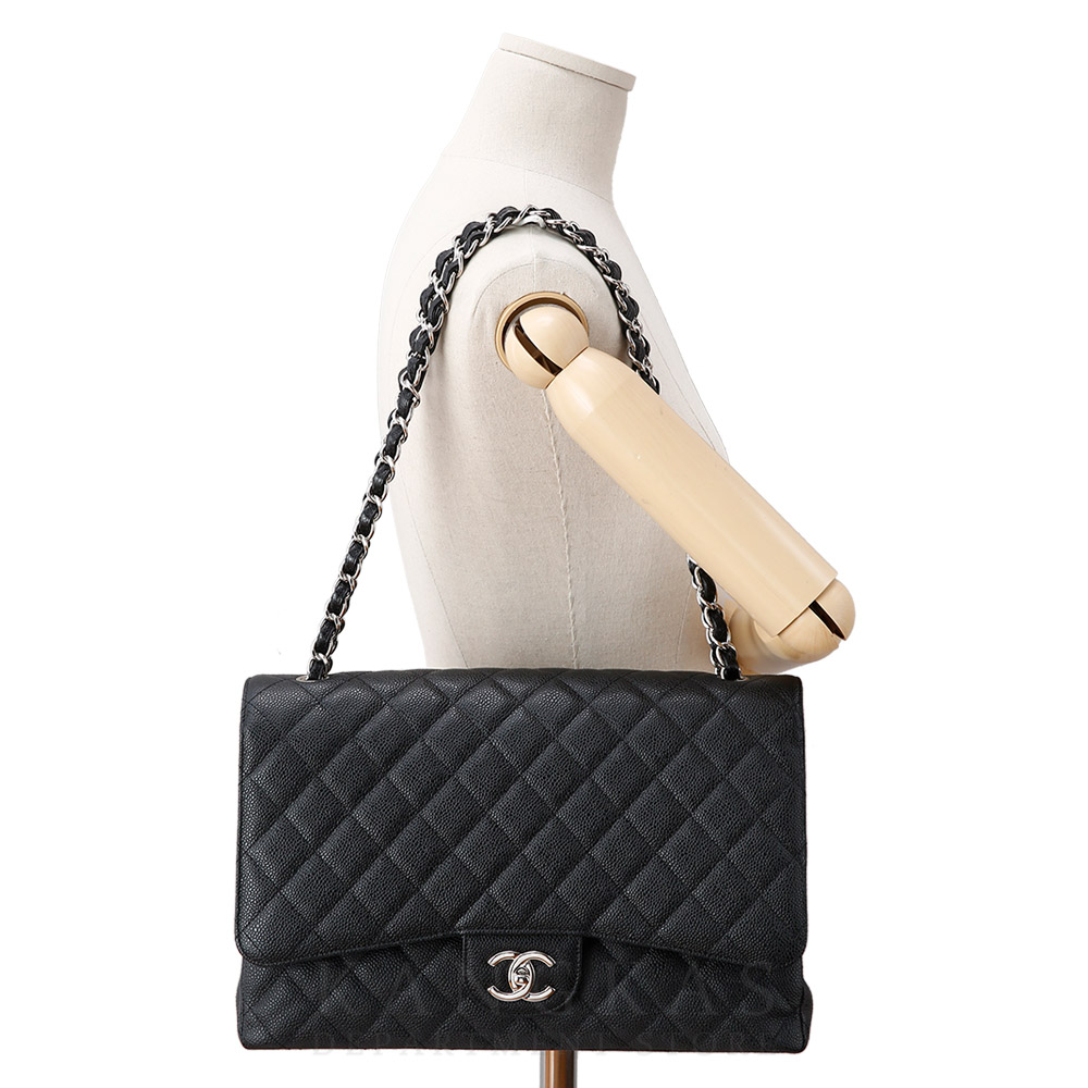 CHANEL(USED)샤넬 캐비어 클래식 맥시 플랩백