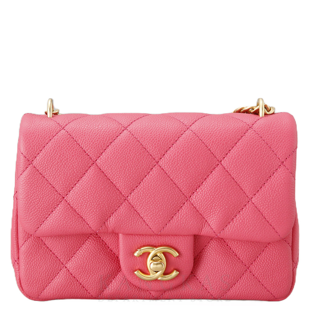 CHANEL(USED)샤넬 시즌 클래식 골든볼 체인 플랩백