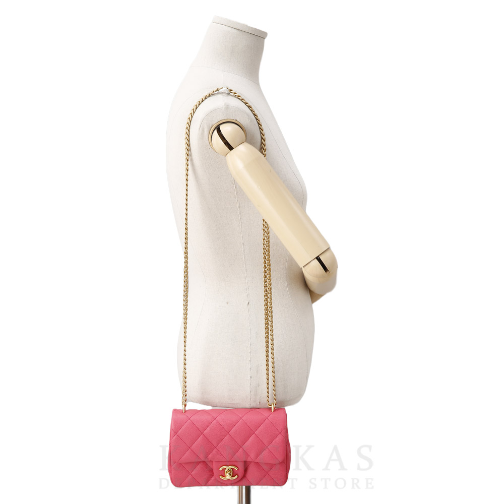 CHANEL(USED)샤넬 시즌 클래식 골든볼 체인 플랩백