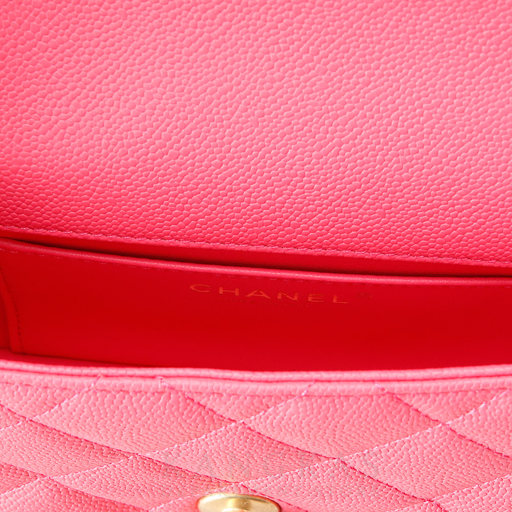 CHANEL(USED)샤넬 시즌 클래식 골든볼 체인 플랩백