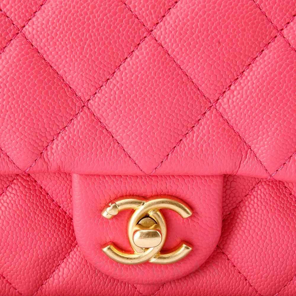 CHANEL(USED)샤넬 시즌 클래식 골든볼 체인 플랩백