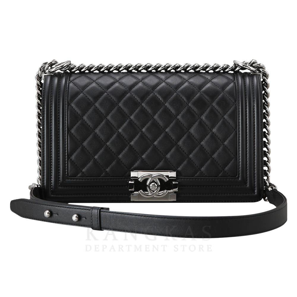 CHANEL(USED)샤넬 카프스킨 보이샤넬 미듐 플랩백