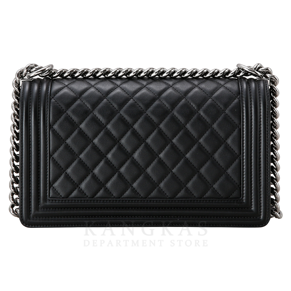 CHANEL(USED)샤넬 카프스킨 보이샤넬 미듐 플랩백