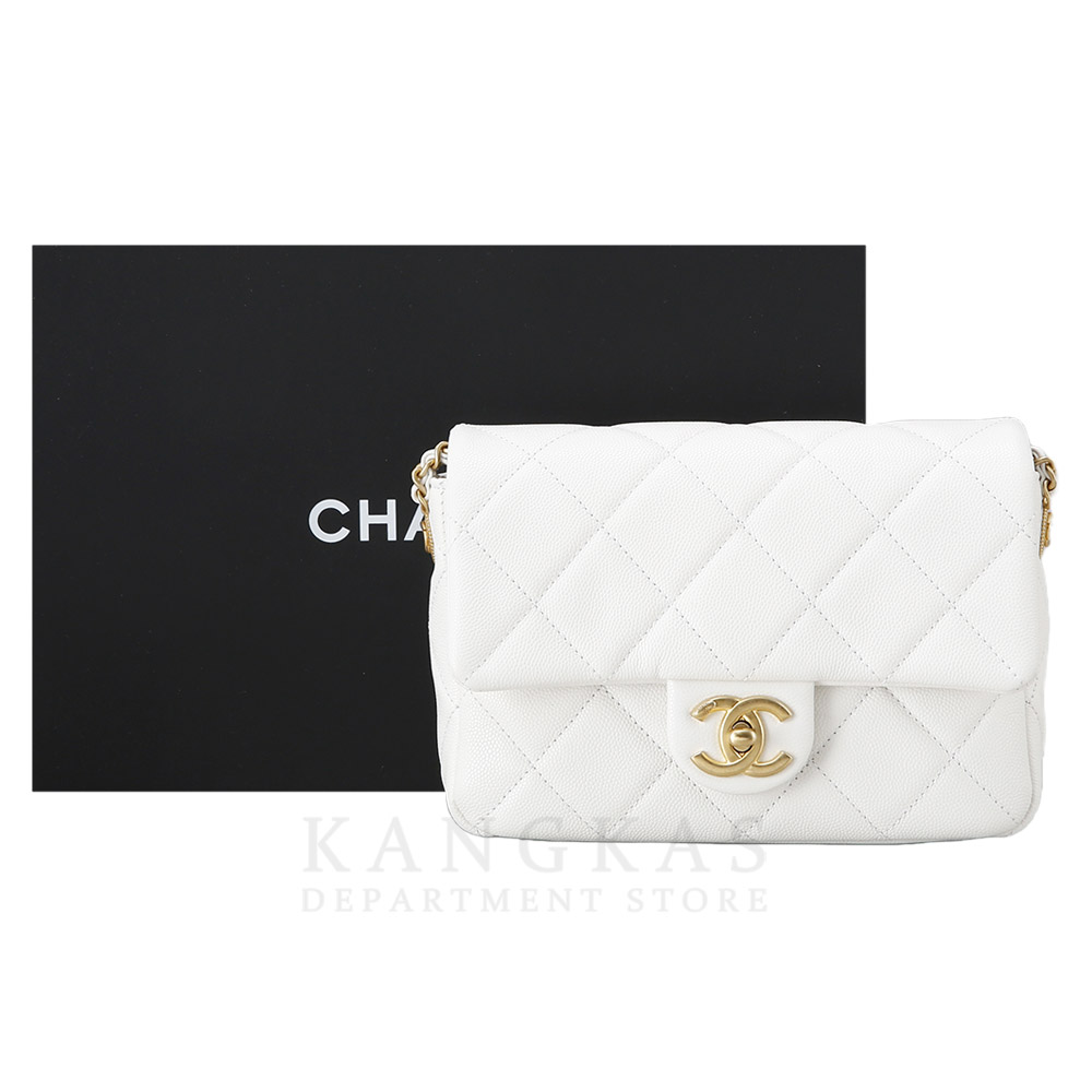 CHANEL(USED)샤넬 AS3368 시즌 CC 코인체인 미니 플랩백
